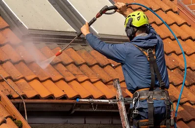 Démoussage et hydrofuge de toiture à Poggiolo